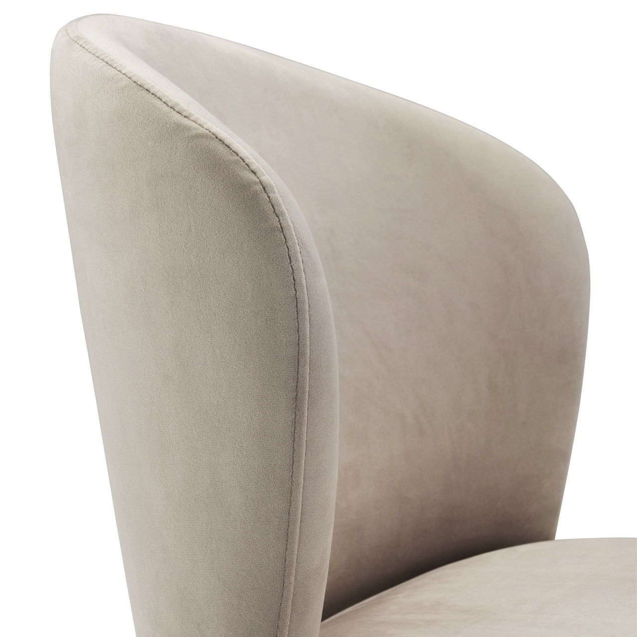 Volante Dining Chair Velvet Roche Beige