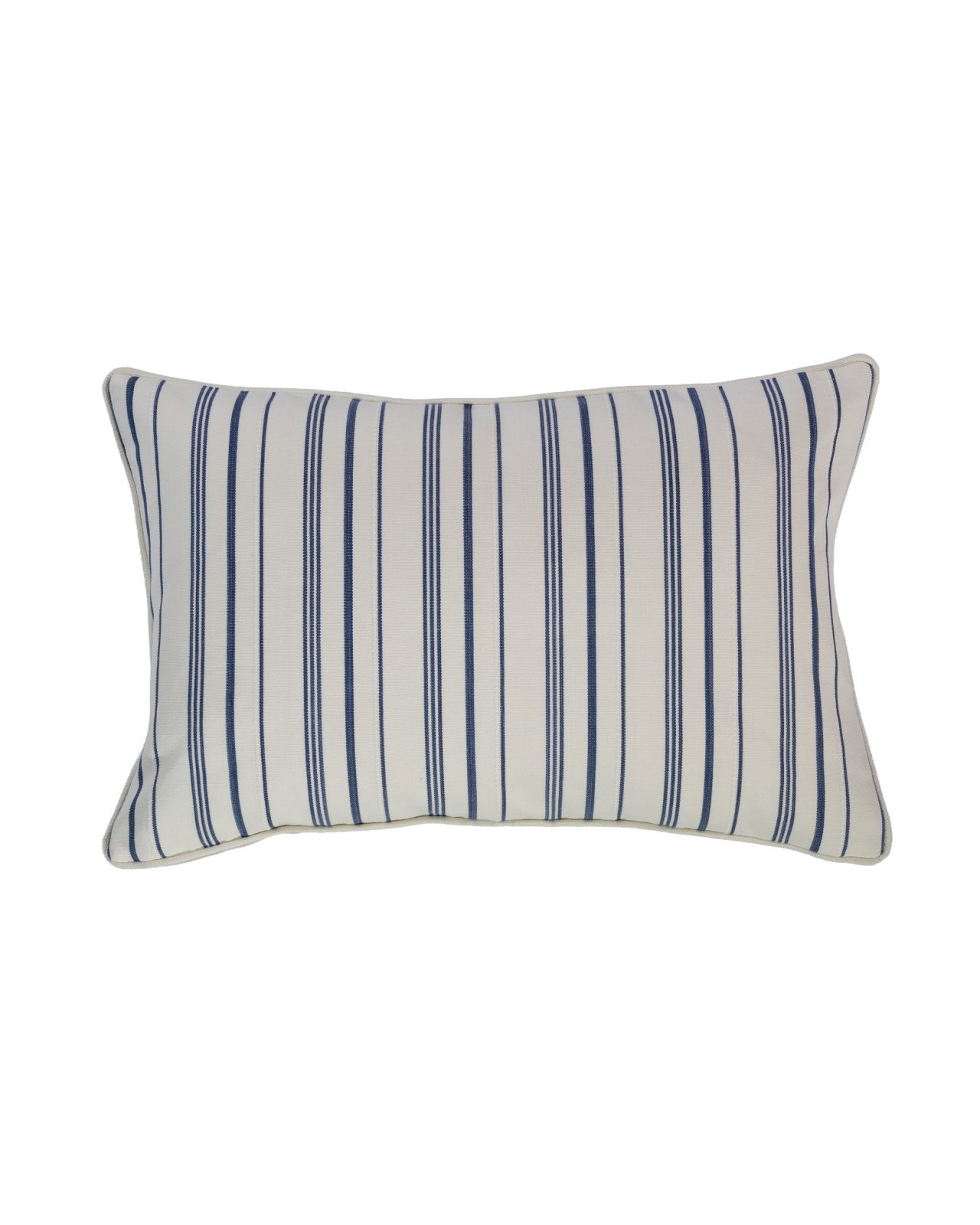 Annick Ticking kuddfodral blå/vit