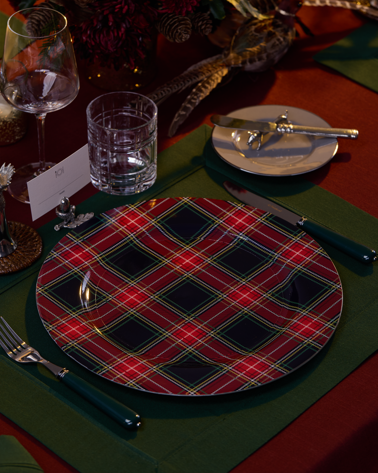 Castleford dark green placemat