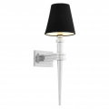Waterloo vägglampa nickel exkl. skärm OUTLET