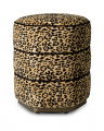 Roosevelt Stool Bernard Leopard Camel