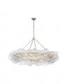 Talia 63" Ring Chandelier Burnished Silver Leaf