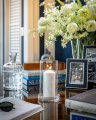Celeste Hurricane Candle Holder