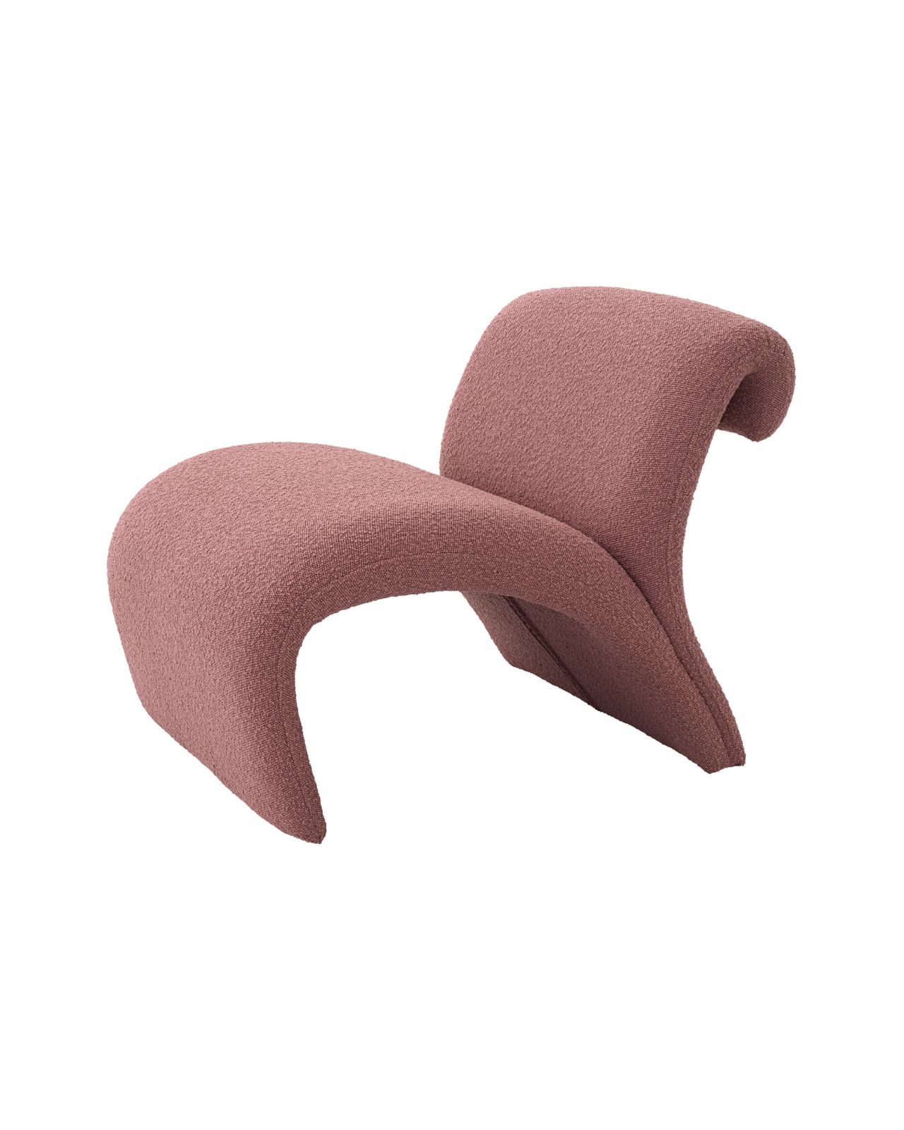 Vignola Chair Bouclé Rose