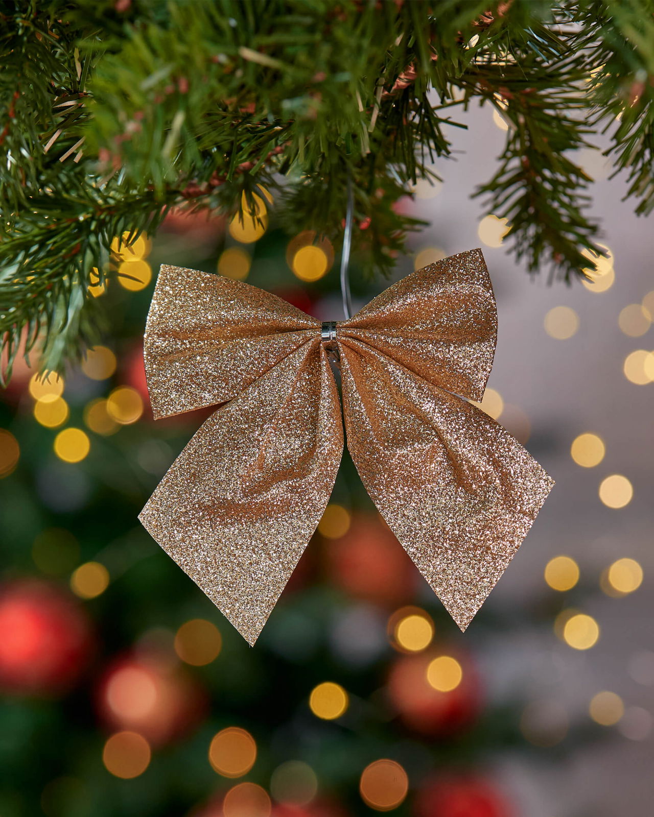 Vivienne rosett juldekoration champagne 6-pack