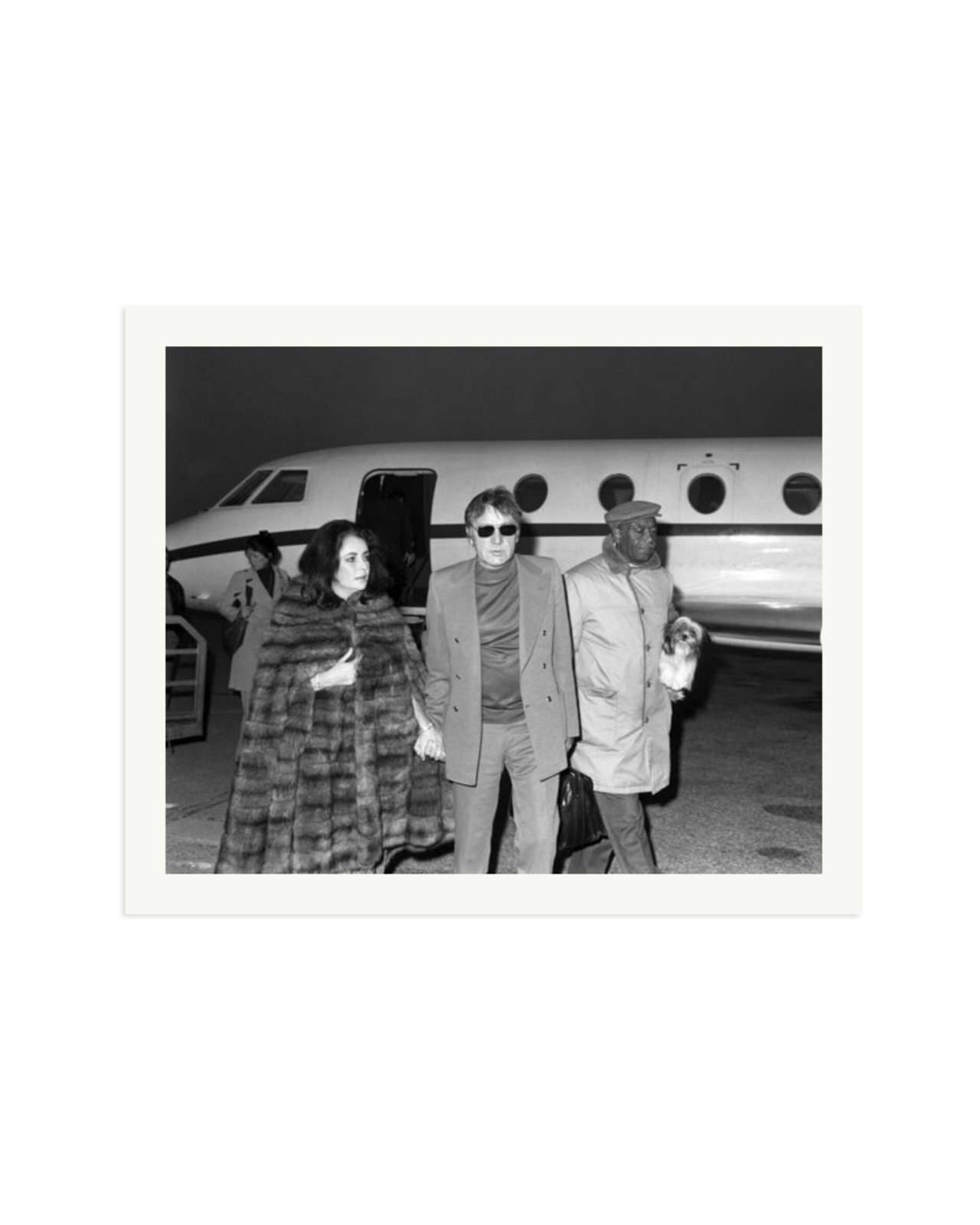 Burton And Taylor At Airport Print Only / XXL