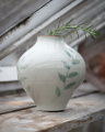 Evanthe vase white/green