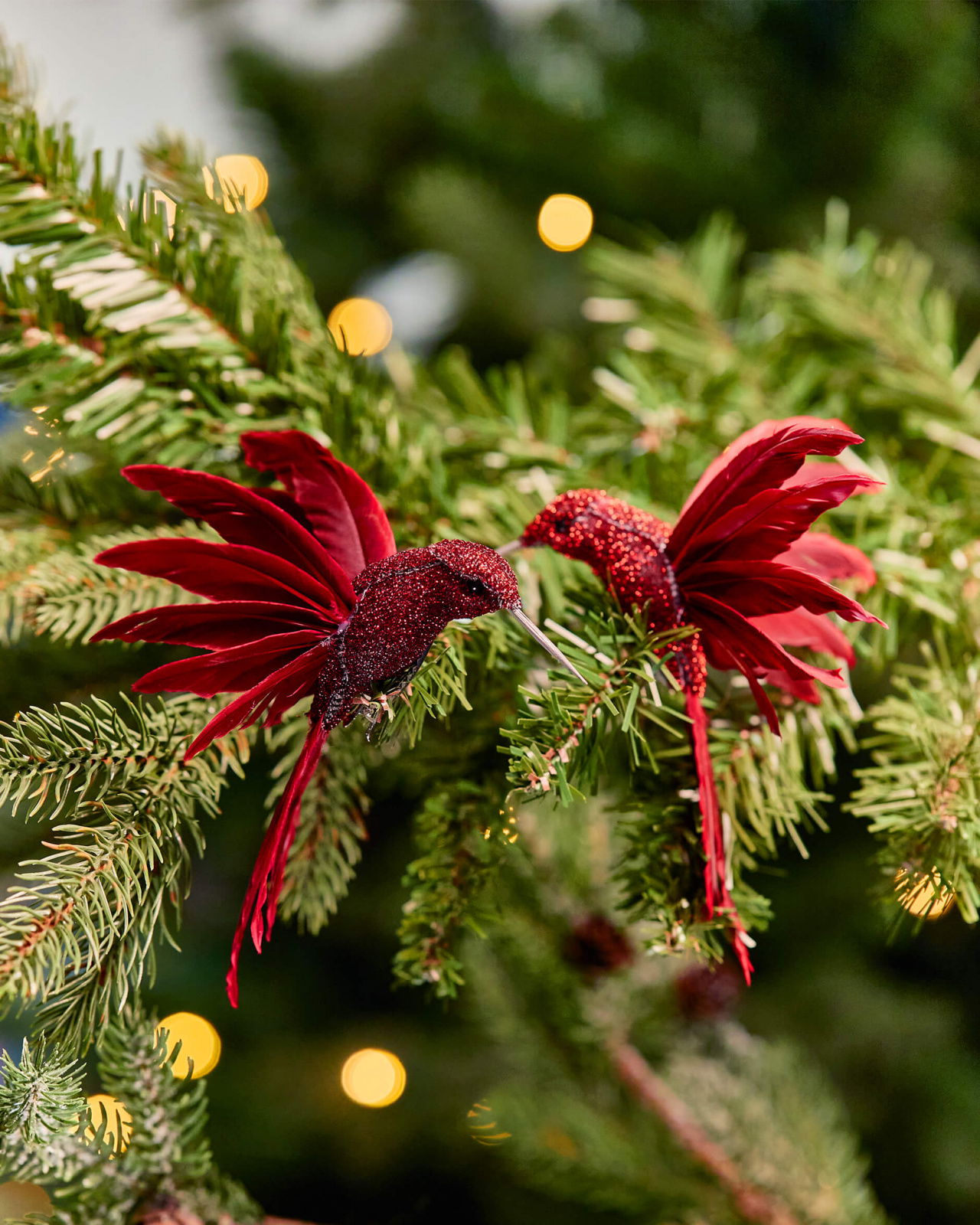 Luna Hummingbird Ornament 2-pack