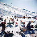 Skiers At Verbier