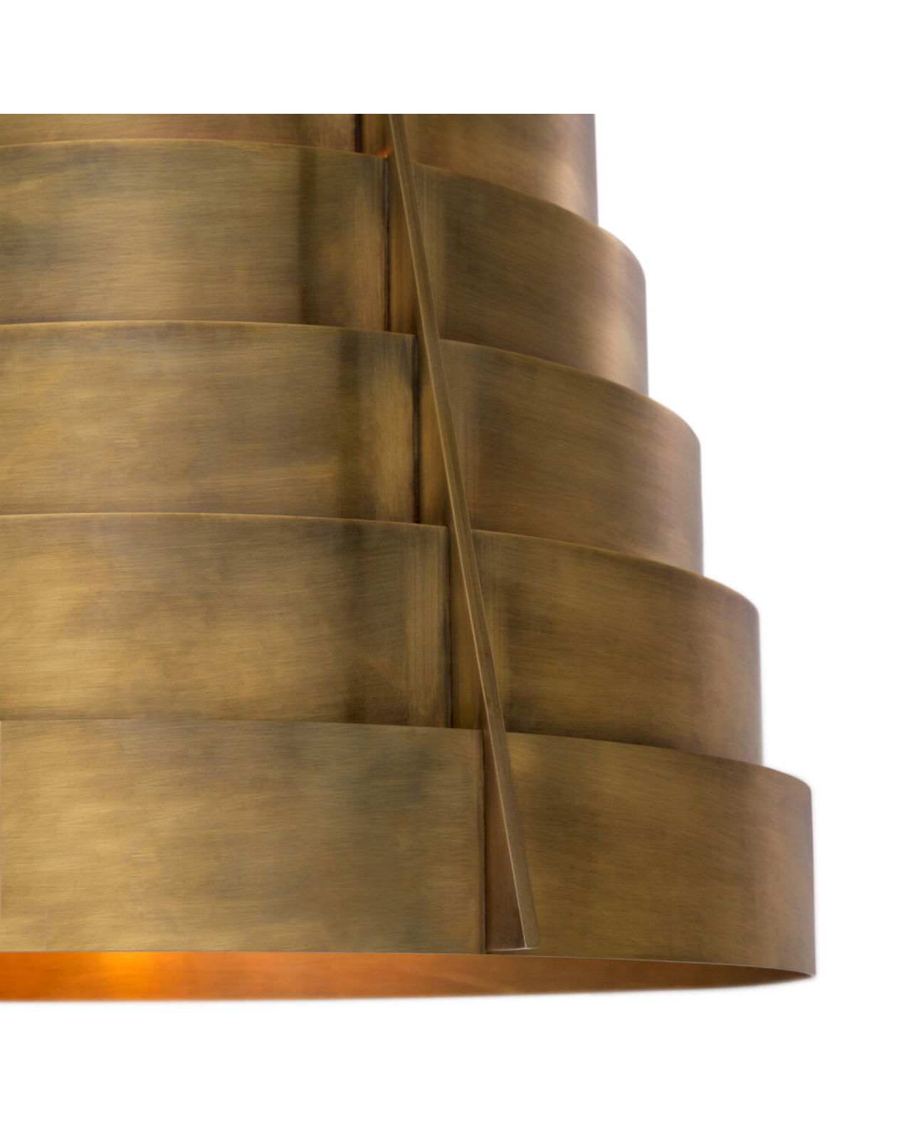 Fitzroy plafondlamp messing