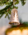 Isoble Glass Bell Ornament Champagne