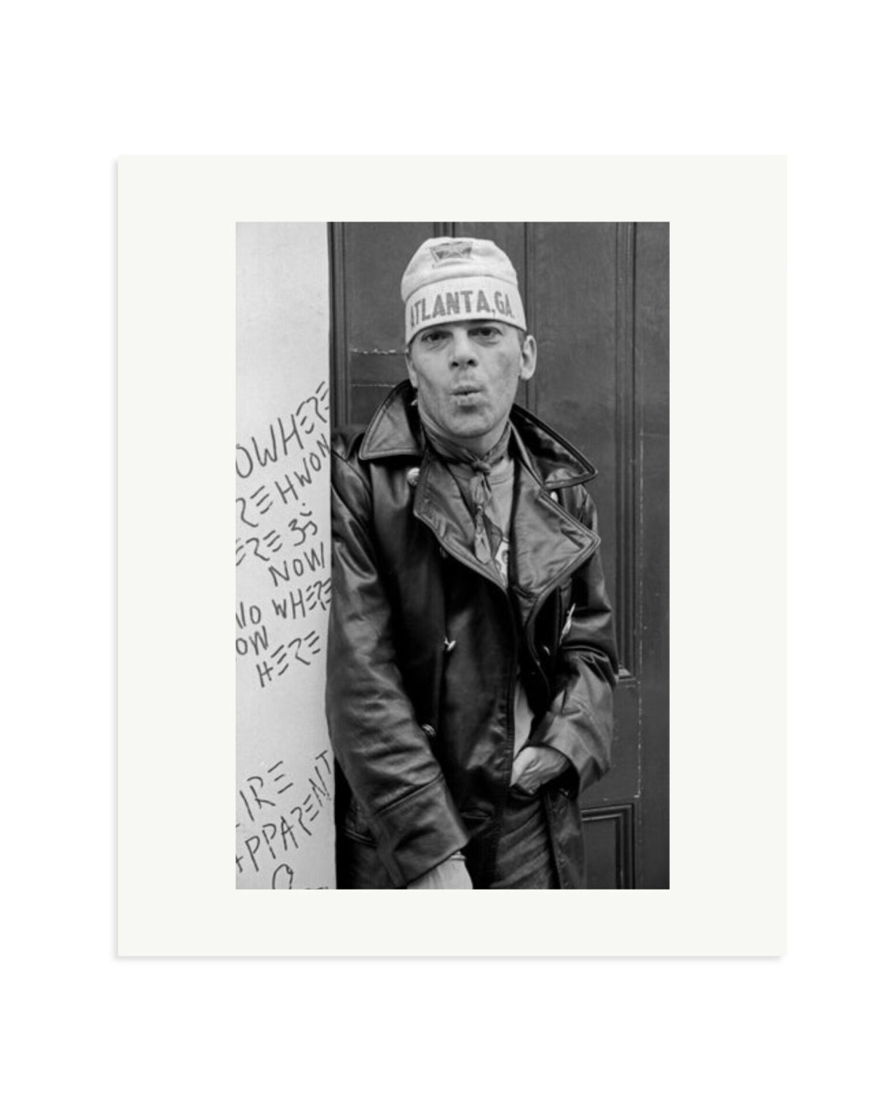 Ian Dury Outside Stiff Records 1978 London Print Only / Large