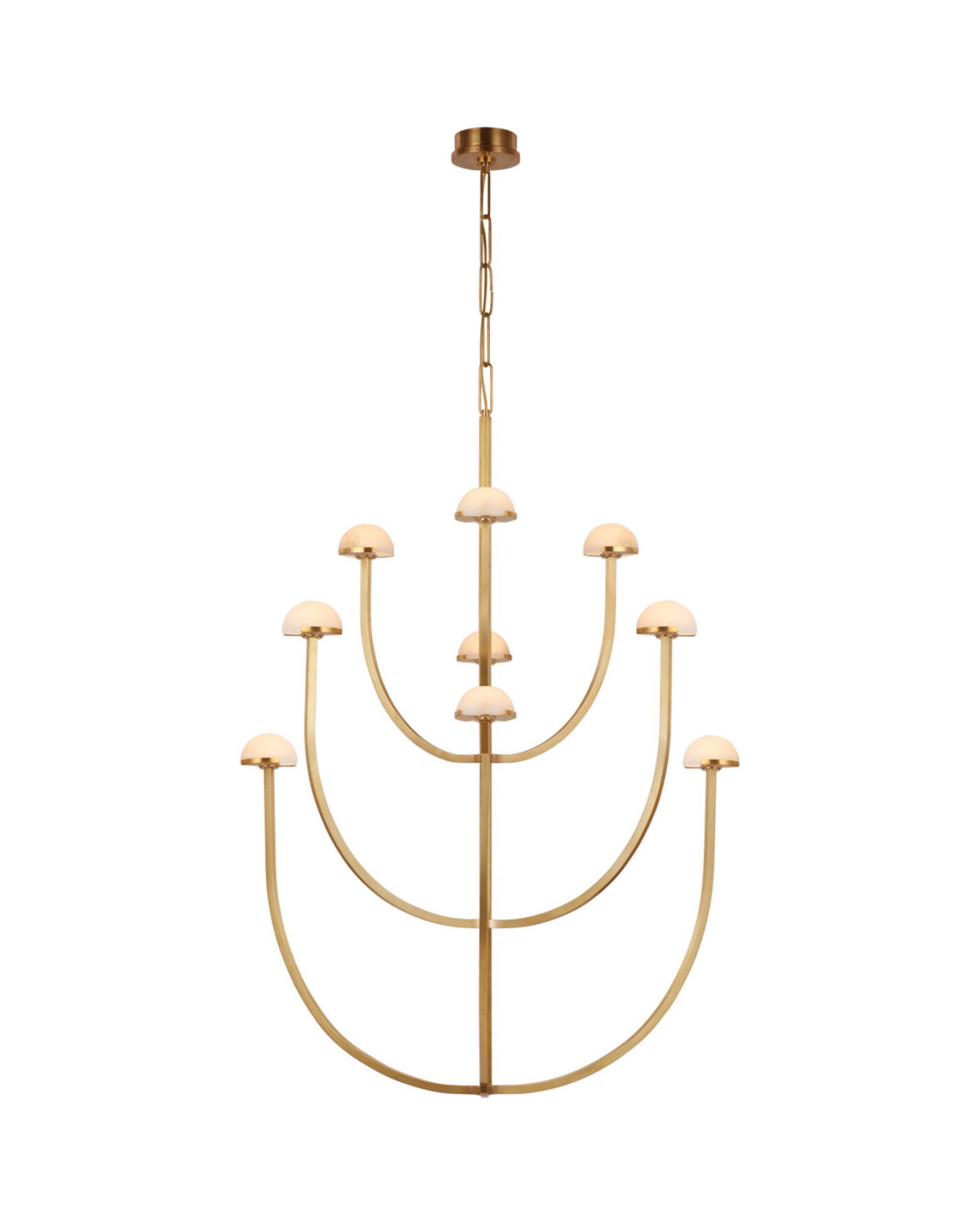 Pedra takkrona antik mässing XL