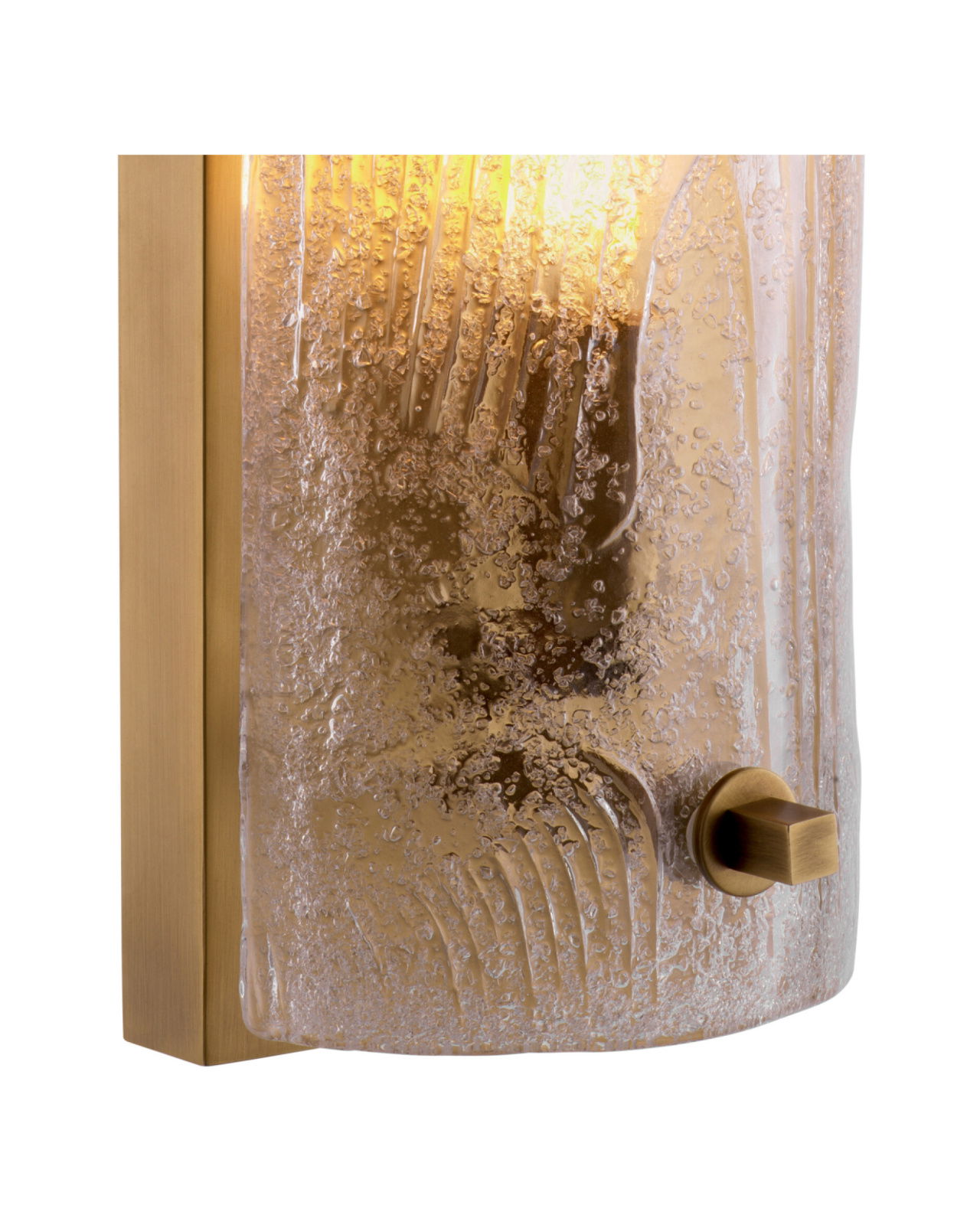 Lagos vägglampa antik mässing