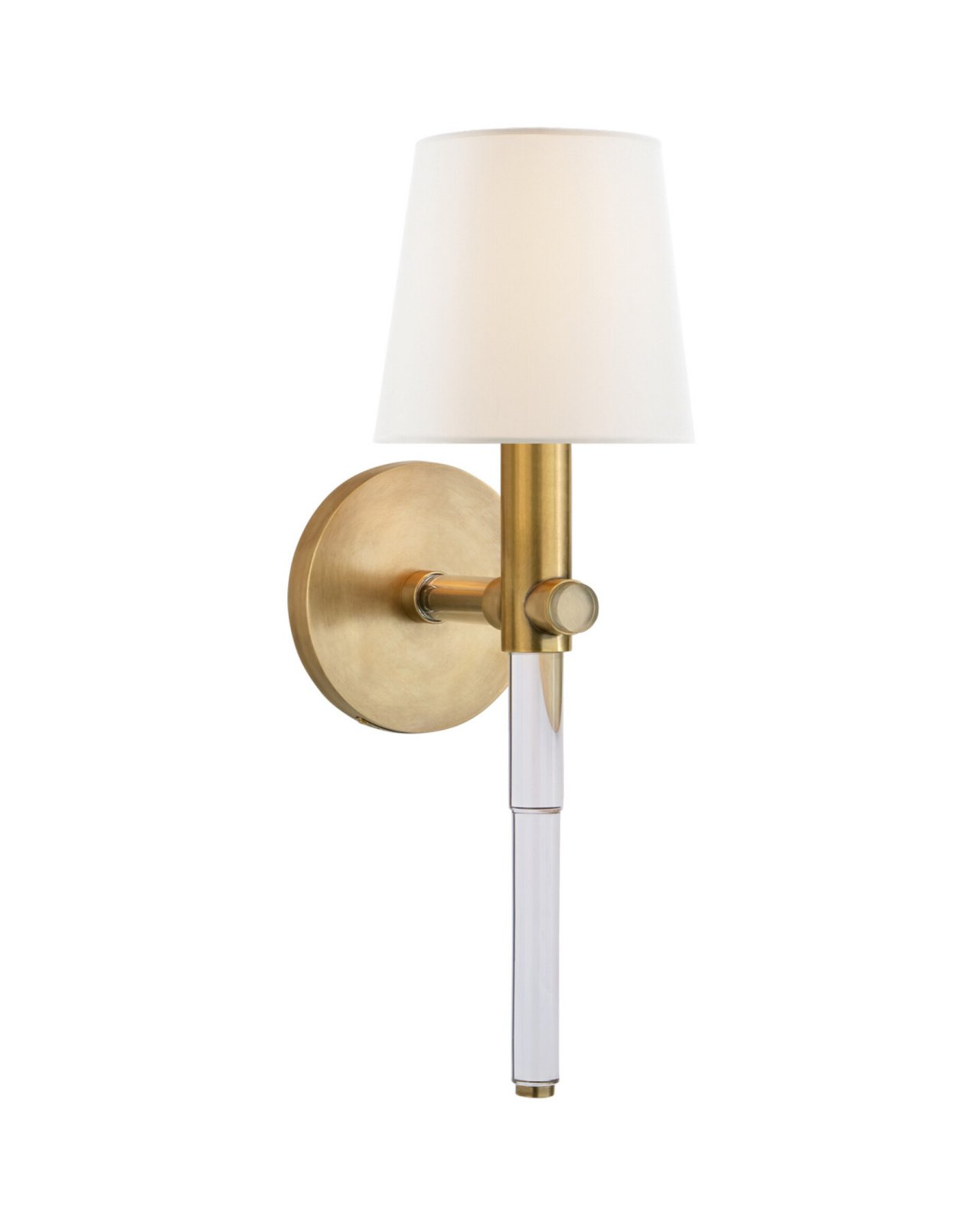 Sable Tail Sconce Natural Brass