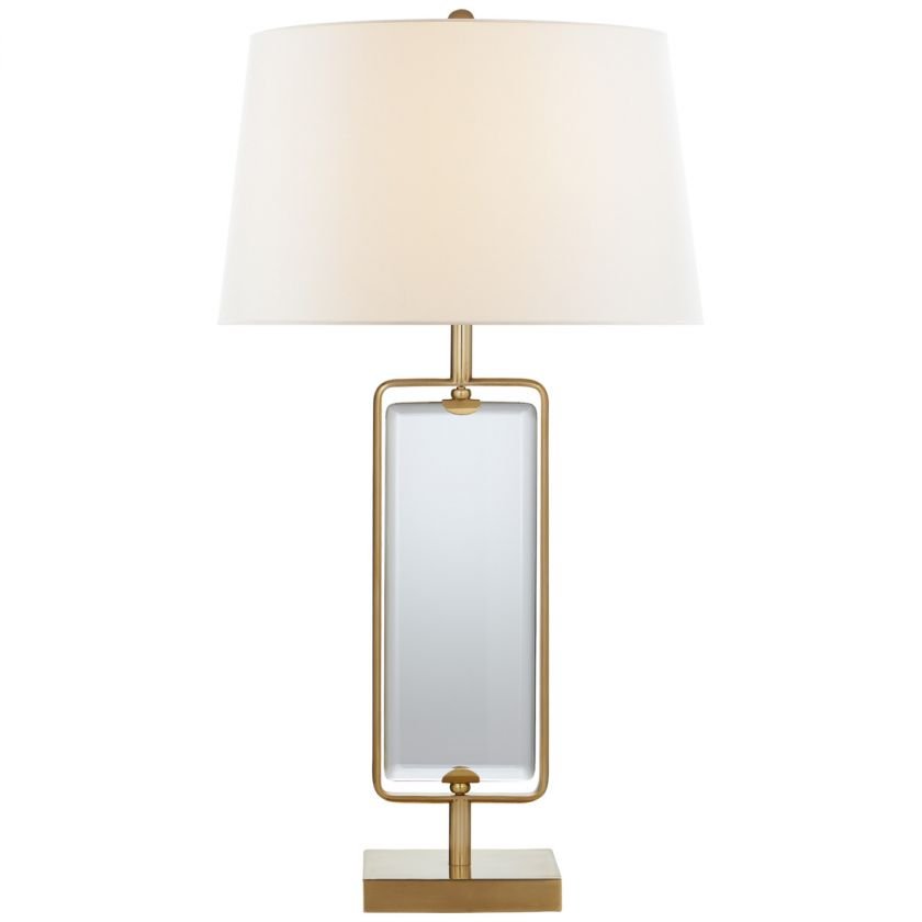 Henri Large Framed Table Lamp Antique Brass
