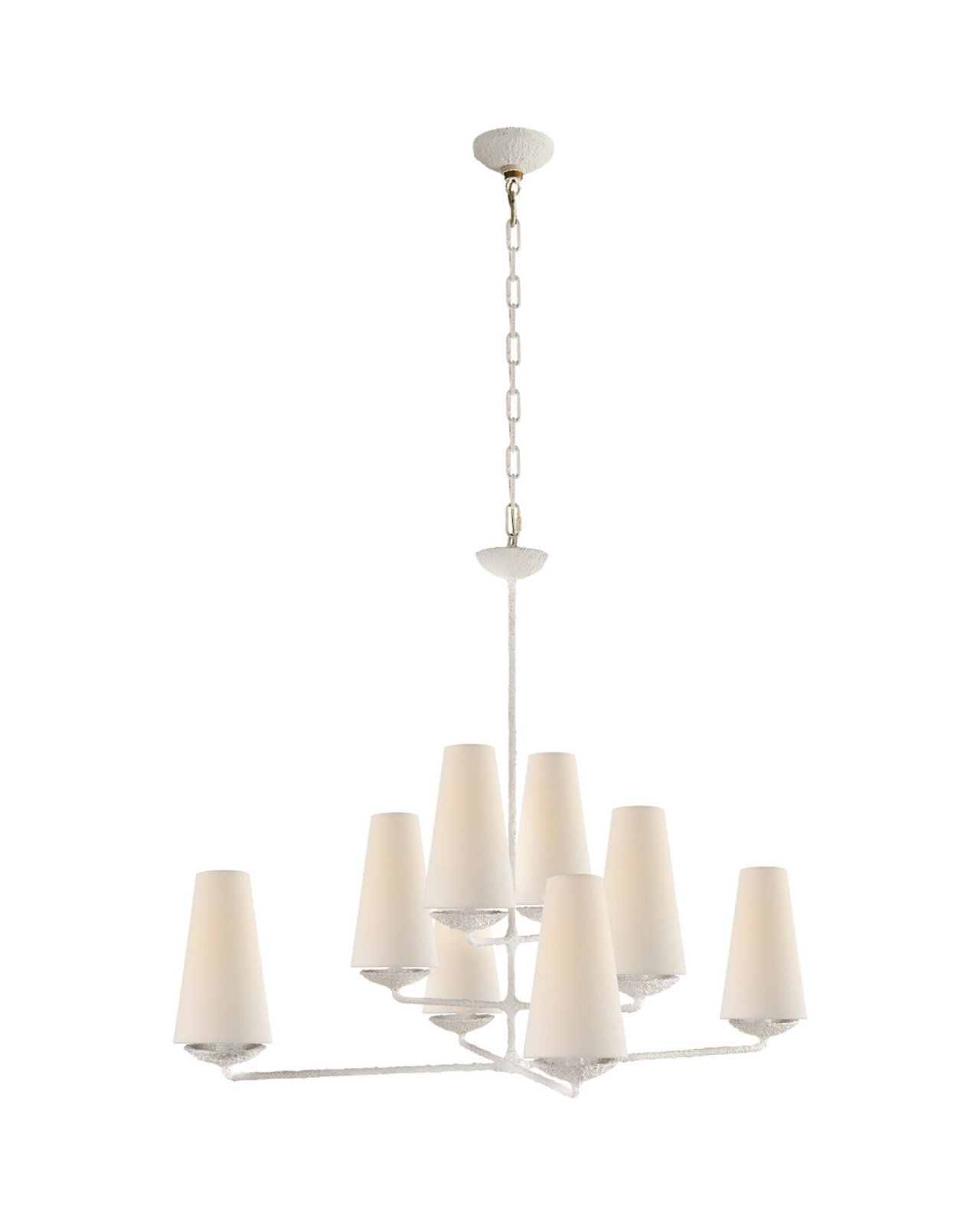 Fontaine Large Offset Chandelier White