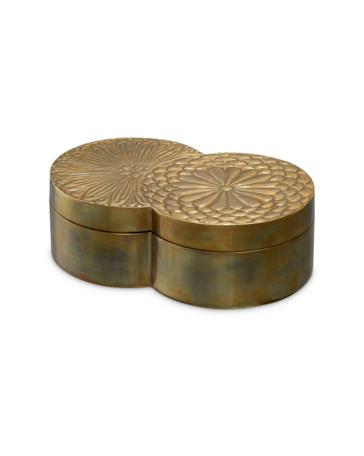 Meiji Decorative Box Antique Brass