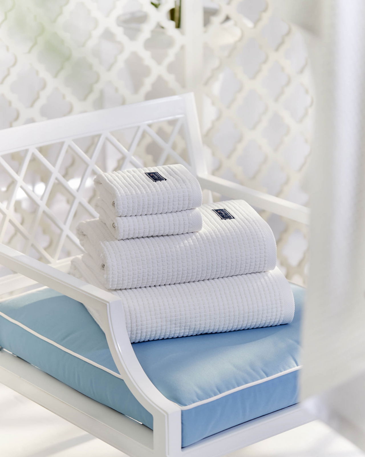 Fisher Island handduk vit