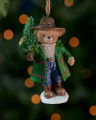 Desmond bär weihnachtsschmuck