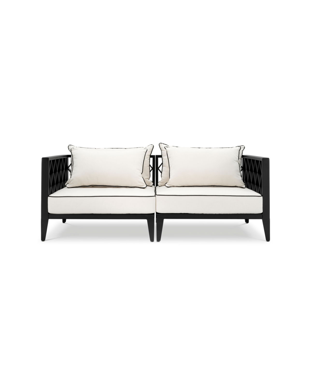 Ocean Club soffa 2-sits svart