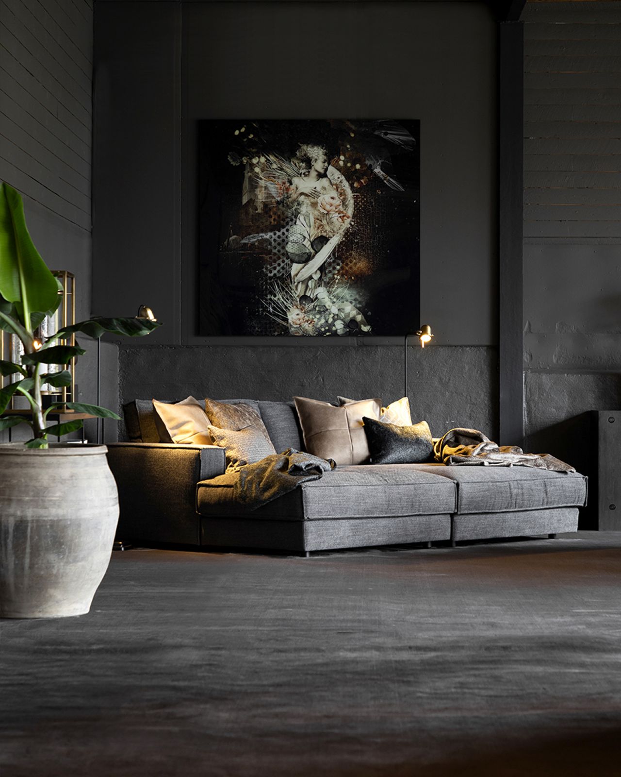 Montana schäslong quiet anthracite vänster