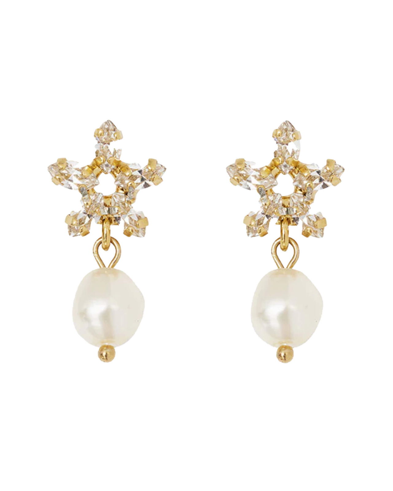 Emmy korvakorut pearl/crystal