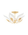 Blossom Semi Flush Gold Leaf