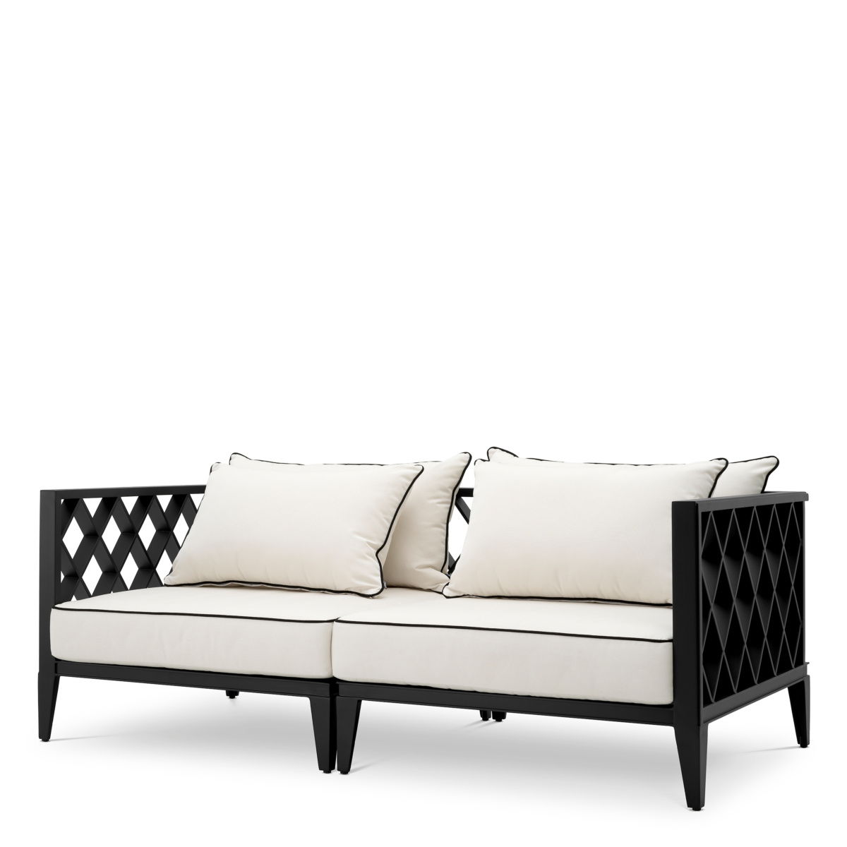 Ocean Club soffa 2-sits svart