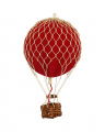 Floating The Skies Hot Air Balloon Velvet Red