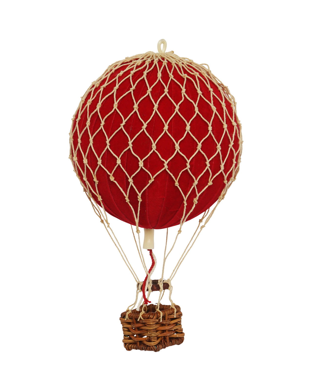 Floating The Skies Hot Air Balloon Velvet Red