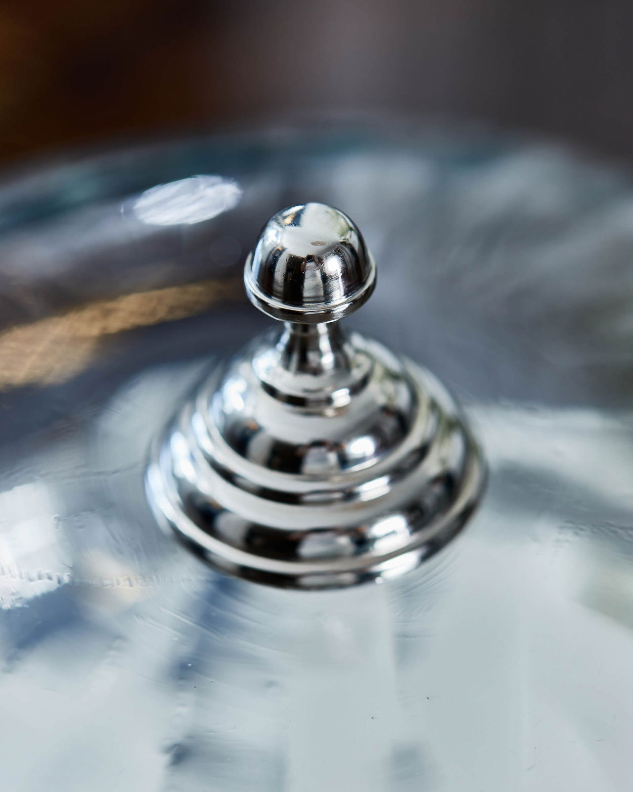 Enora Cake Cloche Silver