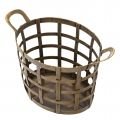 Vreeland basket vintage brass