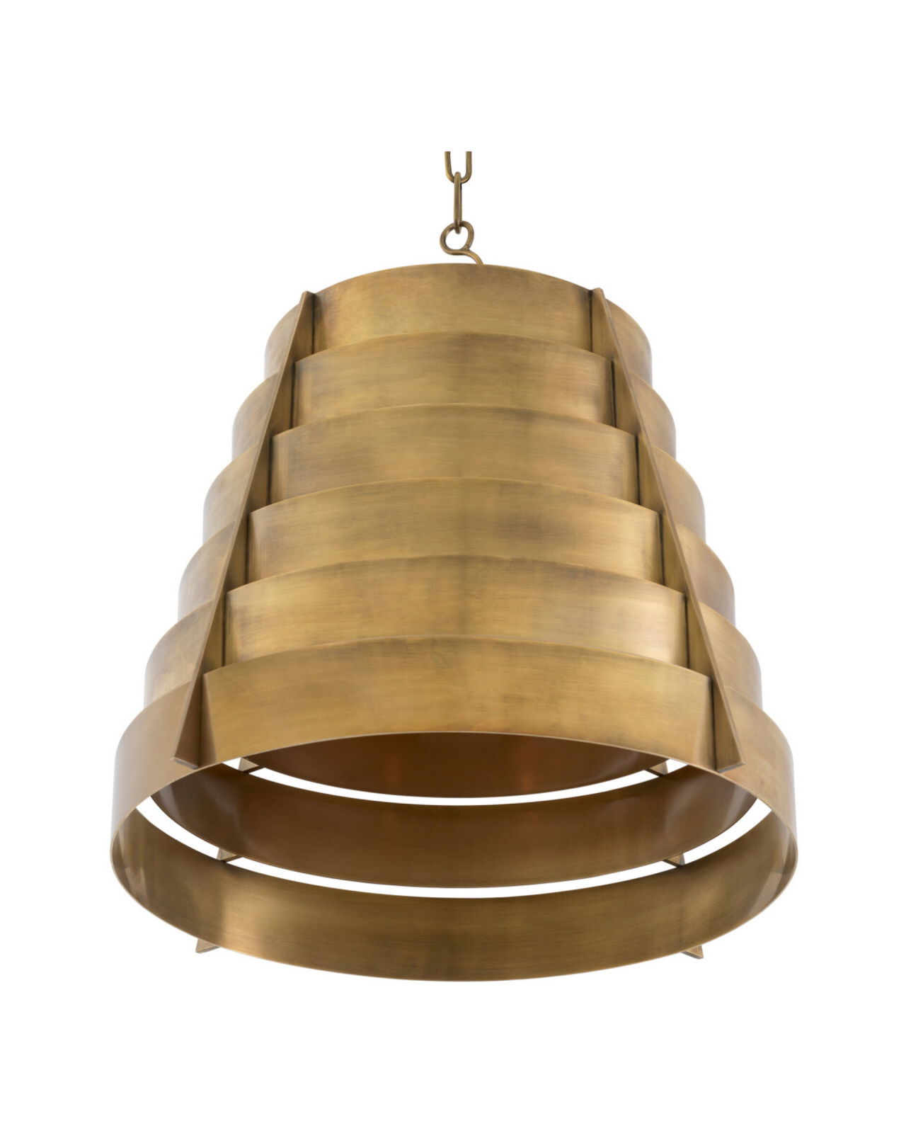 Fitzroy plafondlamp messing