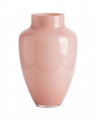 Carmine glazen vaas roze