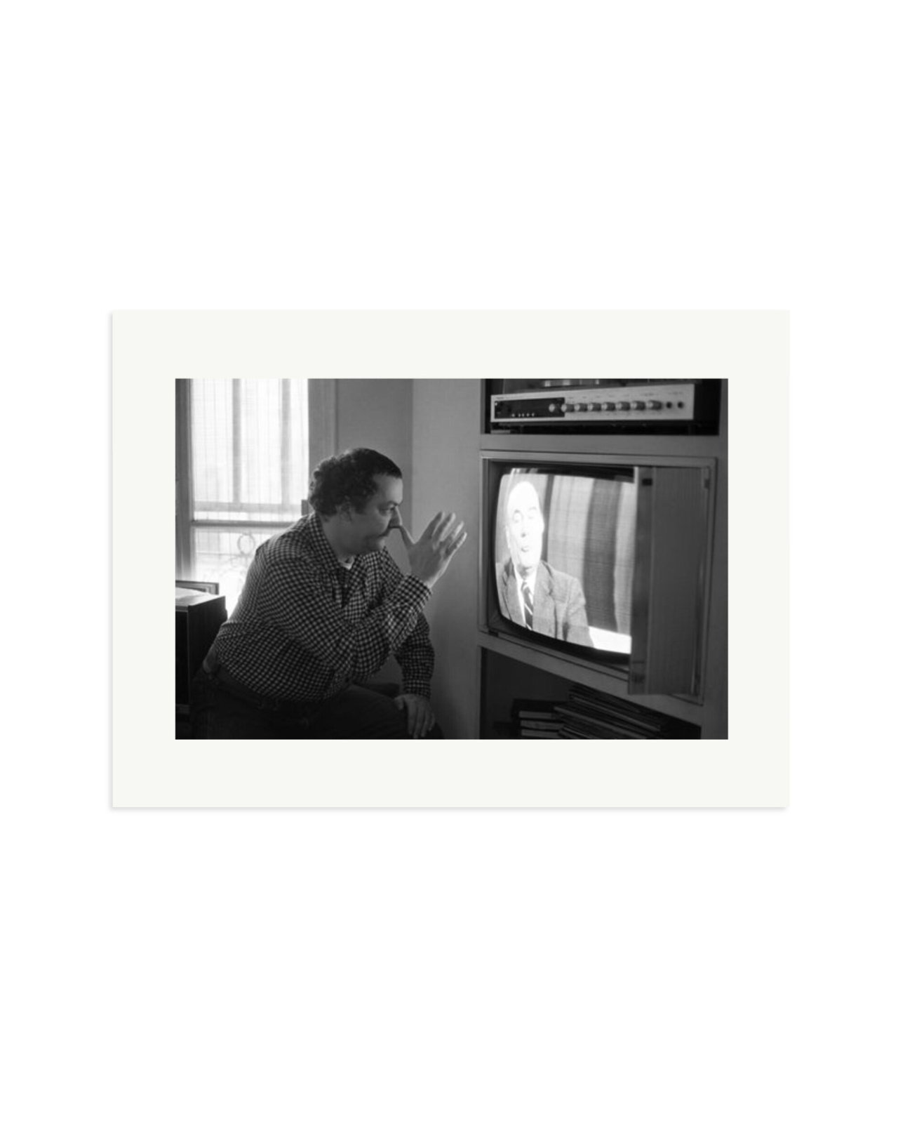 Coluche and Mitterrand Print Only / XL
