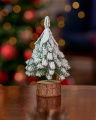 Frostine Spruce Christmas Decoration White/Green