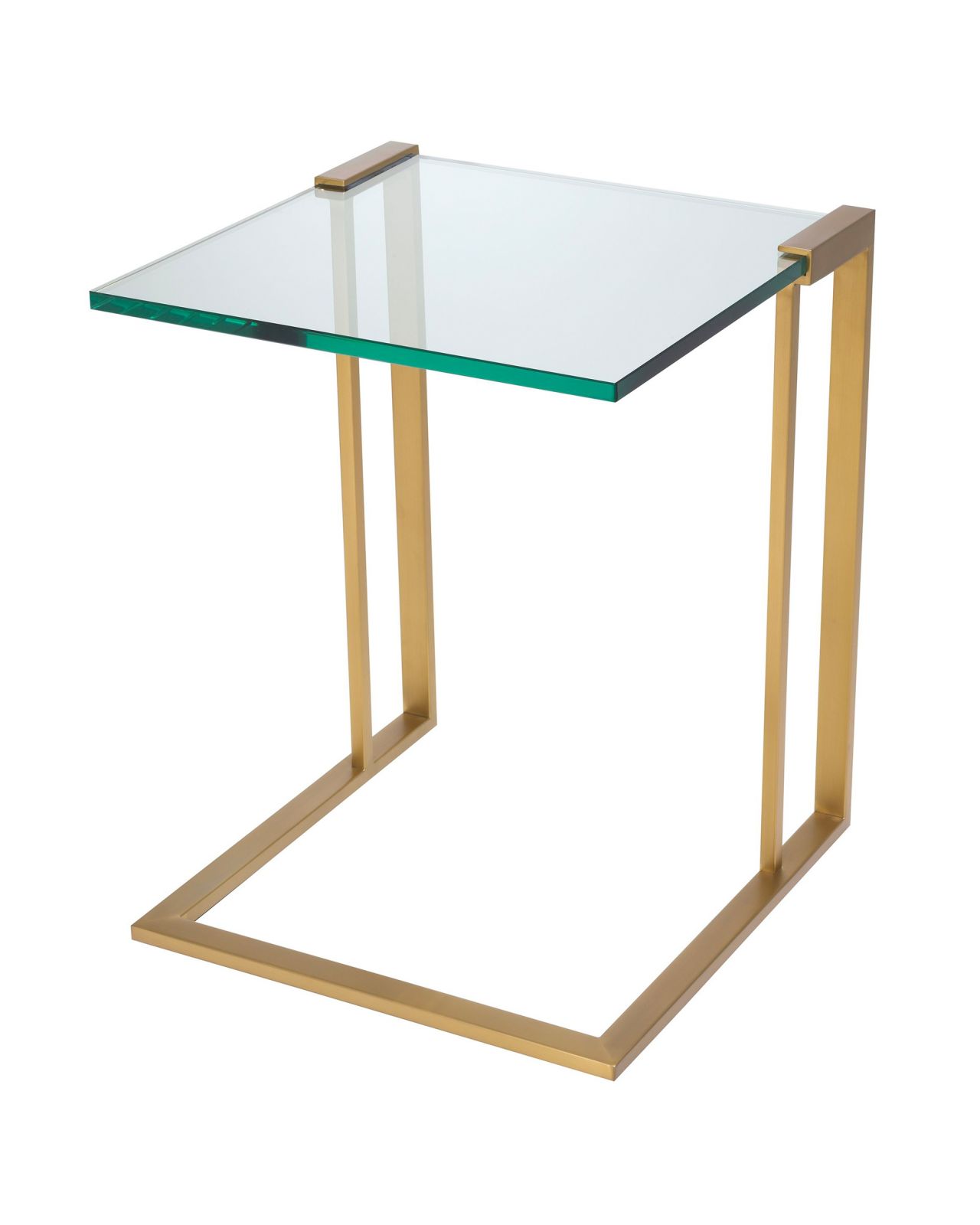 Perry side table brass
