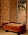Stirling Bench onoma burnt orange velvet