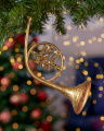 Harvey french horn Weihnachtsschmuck gold 24cm