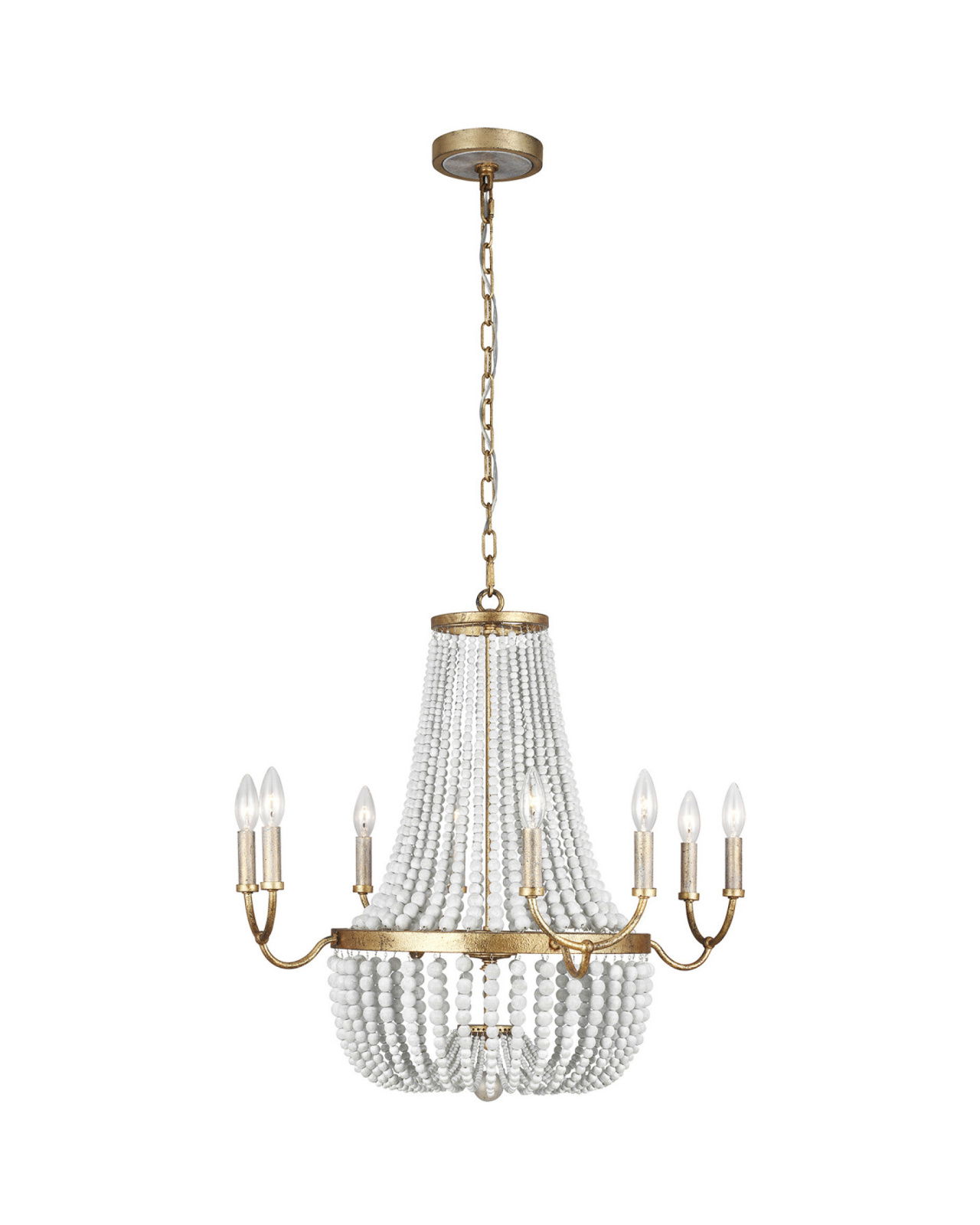 Marielle Chandelier Antique Gild