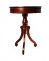 Chess Side Table Brown