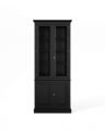 Nantucket Display Cabinet Modern Black