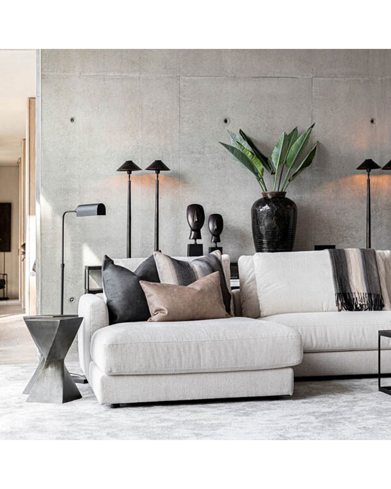 Reno schäslong rave natural höger