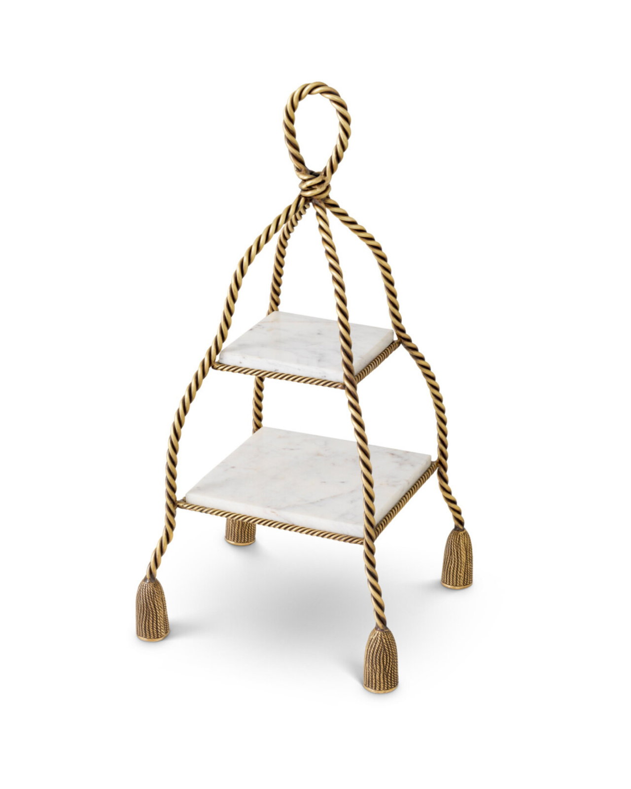 Vanelle Cake Stand vintage brass
