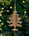 Archie Christmas Tree Decoration Gold