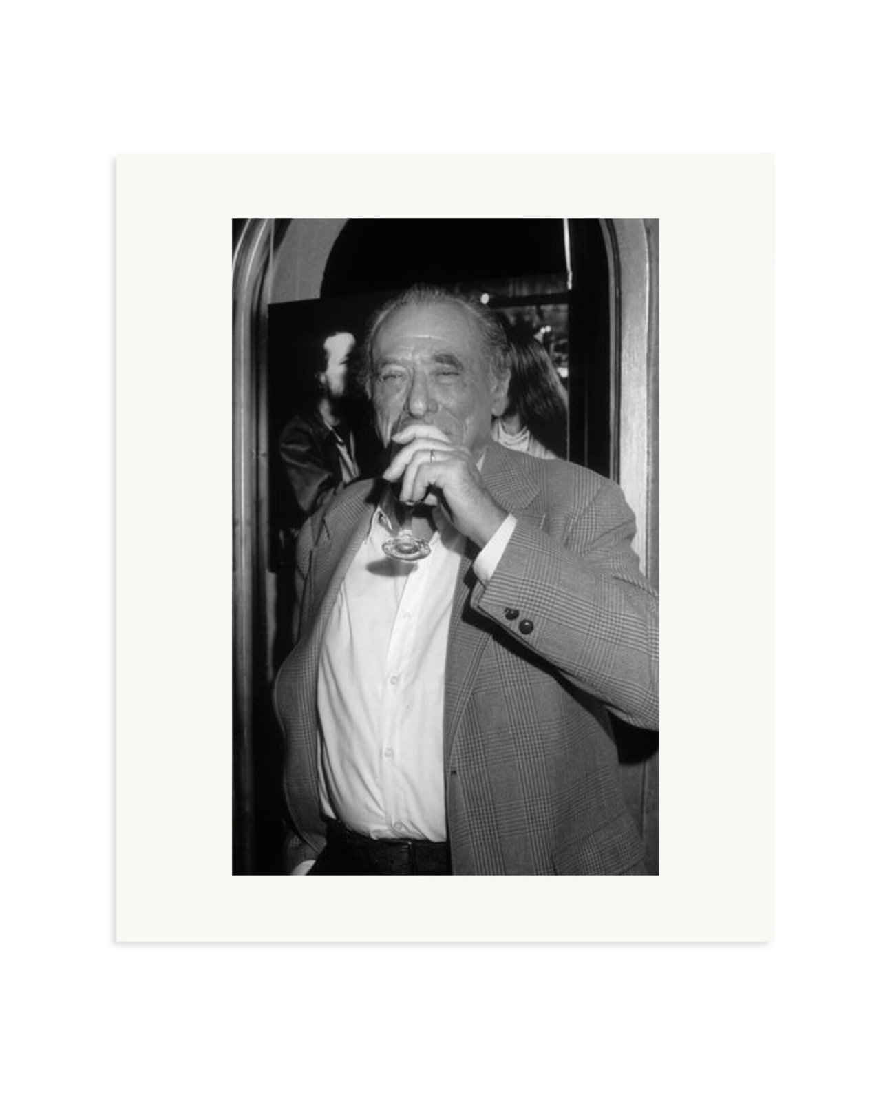 Charles Bukowski Portrait Print Only / Large