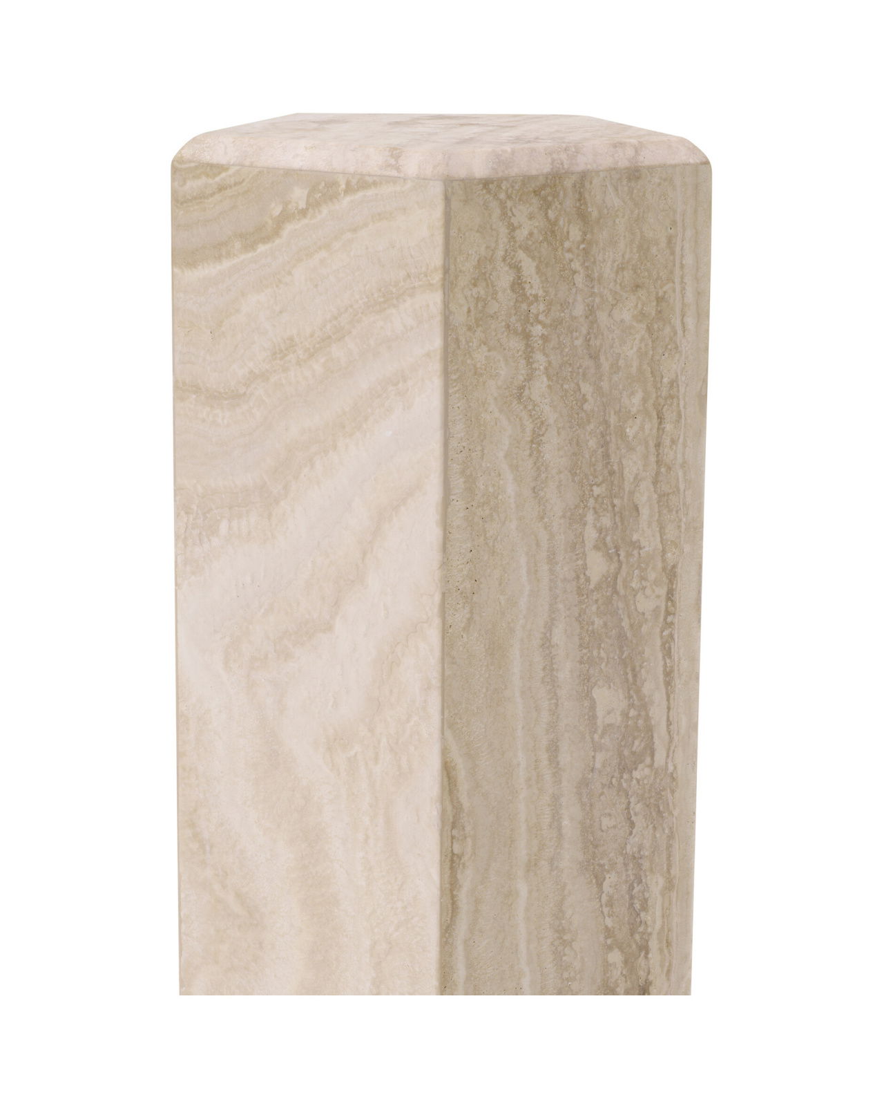 Cuneo piedestal travertine