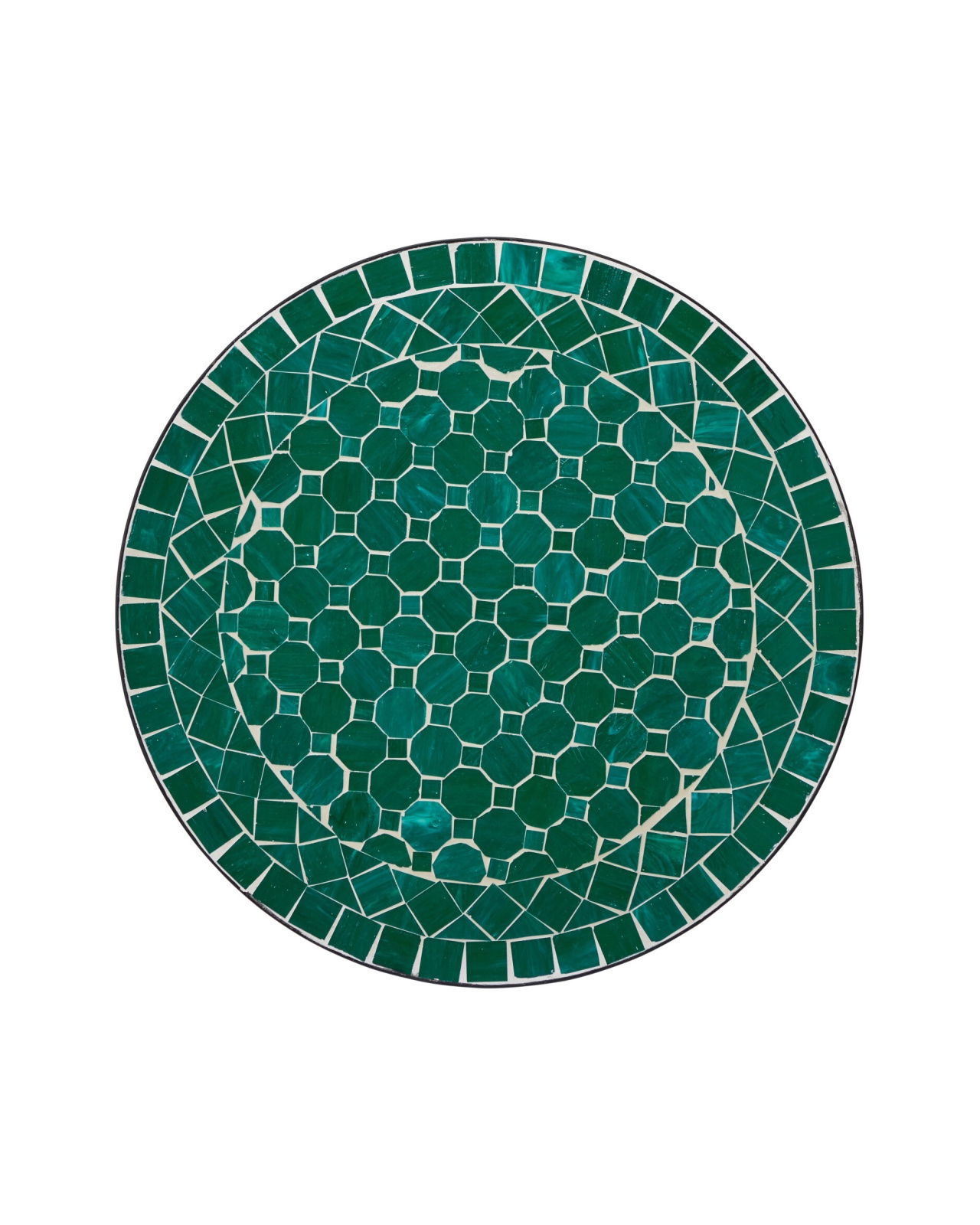 Toscana table green/black