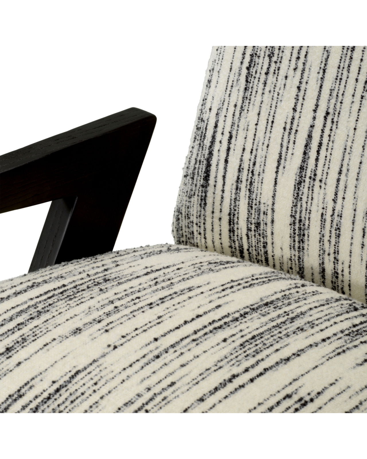 Venosa fåtölj svart / vit